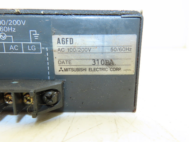 Mitsubishi Electric Corp A6FD Digital HMI Operator Display Panel 100/200V