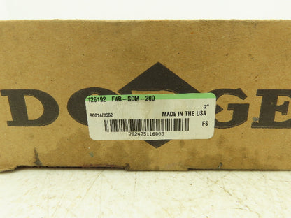Dodge 126192 Flange Mount Ball Bearing 2" Bore 4-Bolt Set Screw Locking