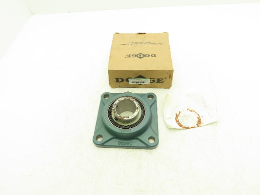 Dodge 126192 Flange Mount Ball Bearing 2" Bore 4-Bolt Set Screw Locking