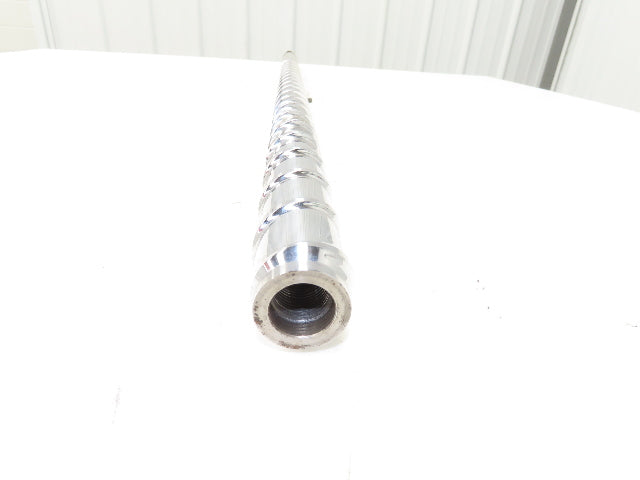 Meiki 8435815A Metering Screw for Injection Molding Machine 36mm x 1050mm 41.3"