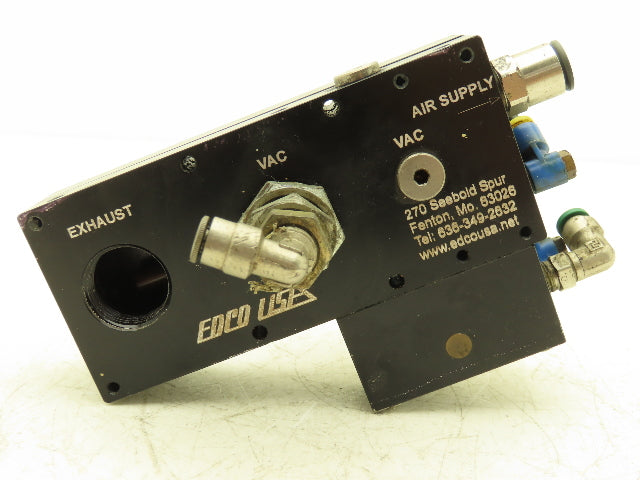 Edco USA ML50N-RTB Pneumatic Vacuum Pump Assembly 1/2" NPT For Vacuum Cup