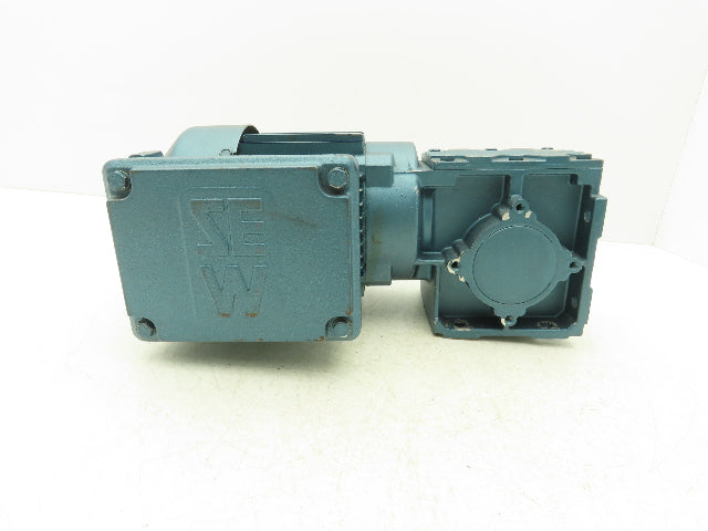 Sew Eurodrive W30DT71K4 Gearmotor 73.9 Ratio 23rpm .25Hp 230/460V 3/4" LH Output