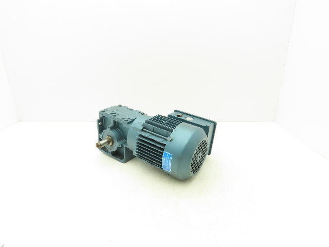 Sew Eurodrive W30DT71K4 Gearmotor 73.9 Ratio 23rpm .25Hp 230/460V 3/4" LH Output