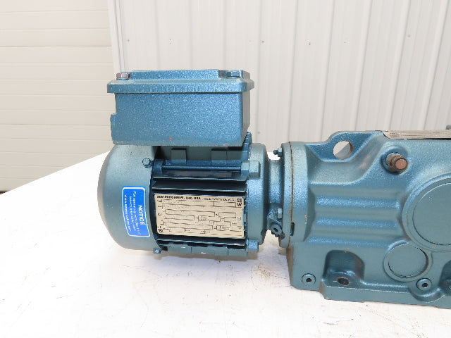 Sew Eurodrive K37DT71C4TH Variable Gearmotor 5-31rpm 58.6:1 Ratio .33Hp 3PH LH