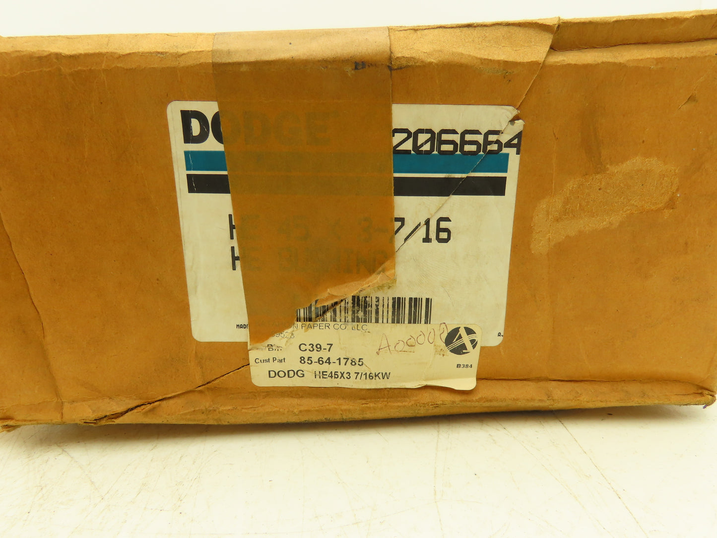 Dodge HE45X3 7/16KW QD Bushing 3-7/16" Bore
