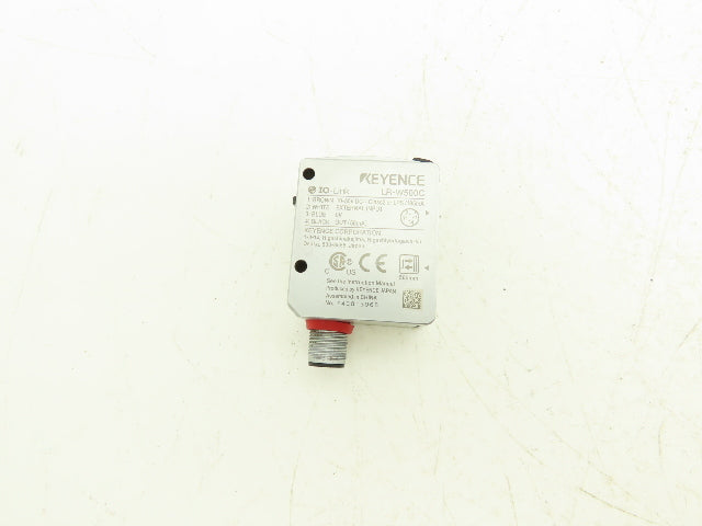 Keyence LR-W500C Photoelectric Sensor Transmitter 10-30VDC M12 4 Pin Connector