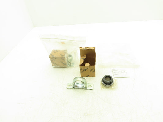 Dodge INS-SXV-100 Ball Bearing Insert Bore 1"ID W Mounting Pillow Hdw Lot Of 2