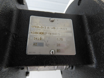 Grundfos SPK8-3/2 AWBA-AUUV Immersion Coolant Pump 42gpm .75Hp 230/460V 1.25"npt