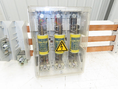 Wohner Copper Busbar 42" 3 Pole Supports w/Connection Set/Cover & Fuse Holder