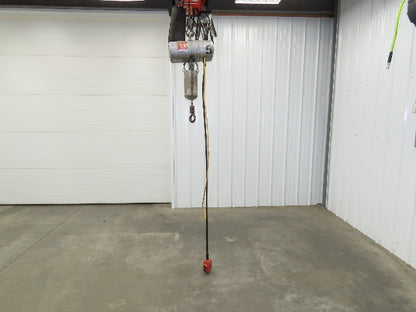 CM Lodestar C 1/4 Ton Electric Chain Hoist 32 FPM 13' Lift  6' Pendant 120 Volt