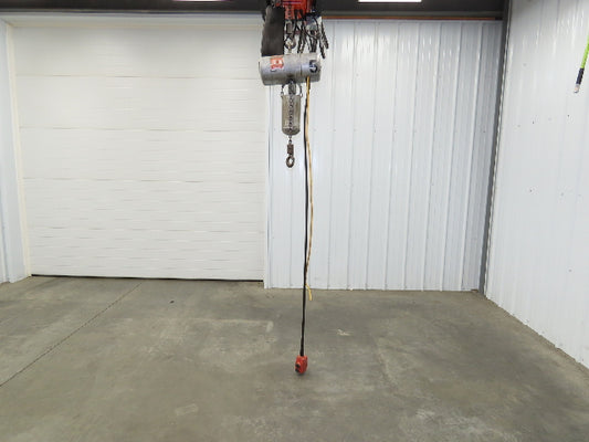 CM Lodestar C 1/4 Ton Electric Chain Hoist 32 FPM 13' Lift  6' Pendant 120 Volt