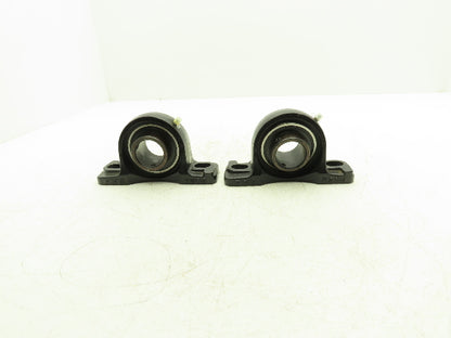 FSB P208 Pillow Block Bearing 1-9/16" Bore 1-1/4"L x 2 1/4"W Base Lot Of 2