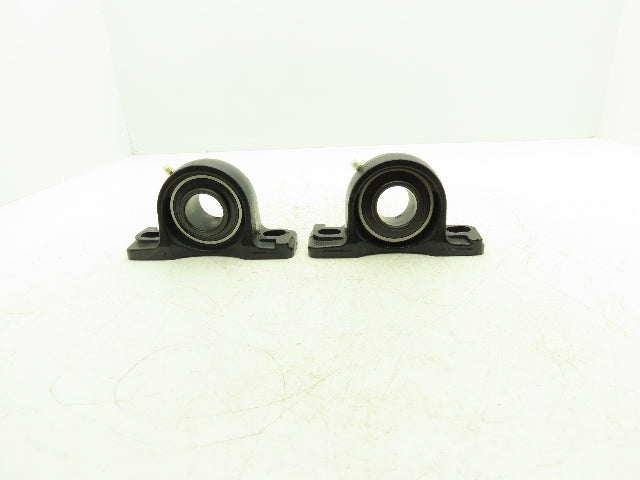 FSB P208 Pillow Block Bearing 1-9/16" Bore 1-1/4"L x 2 1/4"W Base Lot Of 2