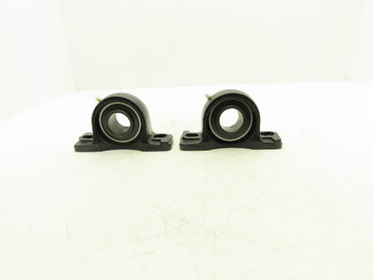 FSB P208 Pillow Block Bearing 1-9/16" Bore 1-1/4"L x 2 1/4"W Base Lot Of 2