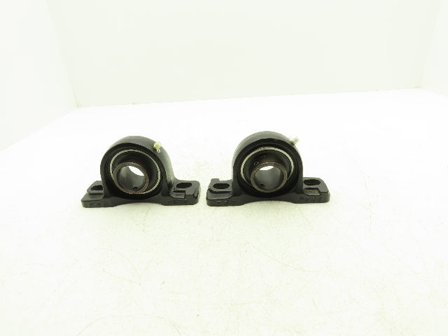 FSB P208 Pillow Block Bearing 1-9/16" Bore 1-1/4"L x 2 1/4"W Base Lot Of 2