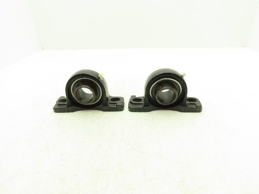 FSB P208 Pillow Block Bearing 1-9/16" Bore 1-1/4"L x 2 1/4"W Base Lot Of 2