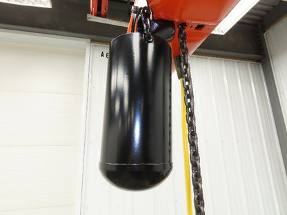 CM Lodestar F 1/2 Ton Electric Chain Hoist 16 FPM 15' Lift 11' Pendant 3PH