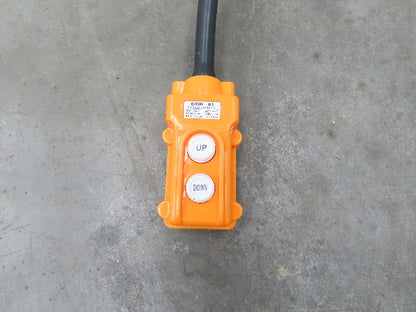 CM Lodestar F 1/2 Ton Electric Chain Hoist 16 FPM 15' Lift 11' Pendant 3PH