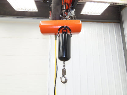 CM Lodestar F 1/2 Ton Electric Chain Hoist 16 FPM 15' Lift 11' Pendant 3PH