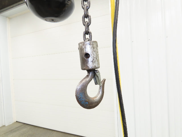 CM Lodestar F 1/2 Ton Electric Chain Hoist 16 FPM 15' Lift 11' Pendant 3PH