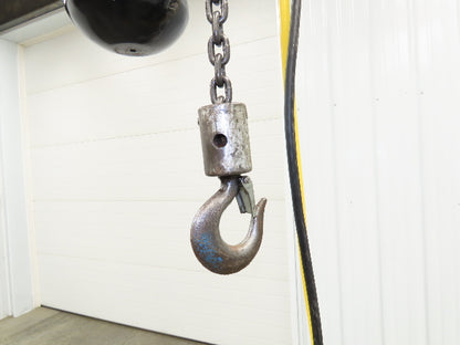 CM Lodestar F 1/2 Ton Electric Chain Hoist 16 FPM 15' Lift 11' Pendant 3PH
