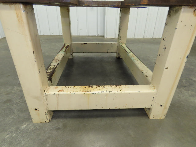 1" Steel Top Machine Base Welding Table Work Bench 47-1/2x33x25-1/2"