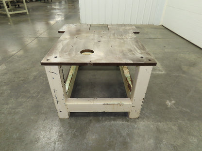 1" Steel Top Machine Base Welding Table Work Bench 47-1/2x33x25-1/2"