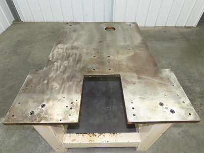 1" Steel Top Machine Base Welding Table Work Bench 47-1/2x33x25-1/2"