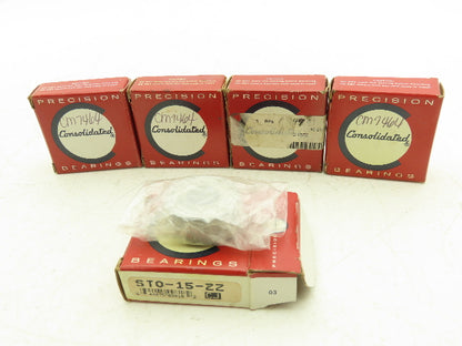 STO-15-ZZ Track Roller/Cam Follower Bearing 15mm-IDx35mm-ODx15.8mm-W Lot Of 5