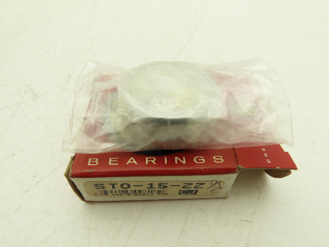STO-15-ZZ Track Roller/Cam Follower Bearing 15mm-IDx35mm-ODx15.8W Lot Of 6