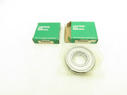 Fafnir 310KDDN Ball Bearing 50mm-ID x 110mm-OD x 27mm W Double Shielded Lot Of 2