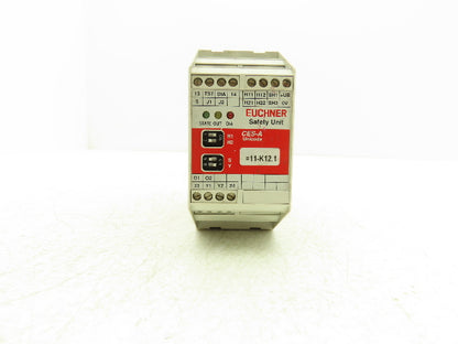 Euchner CES-A-AEA-02B Safety Relay Muting Module Unit 24VDC Din Rail Mount