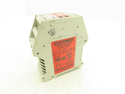 Euchner CES-A-AEA-02B Safety Relay Muting Module Unit 24VDC Din Rail Mount