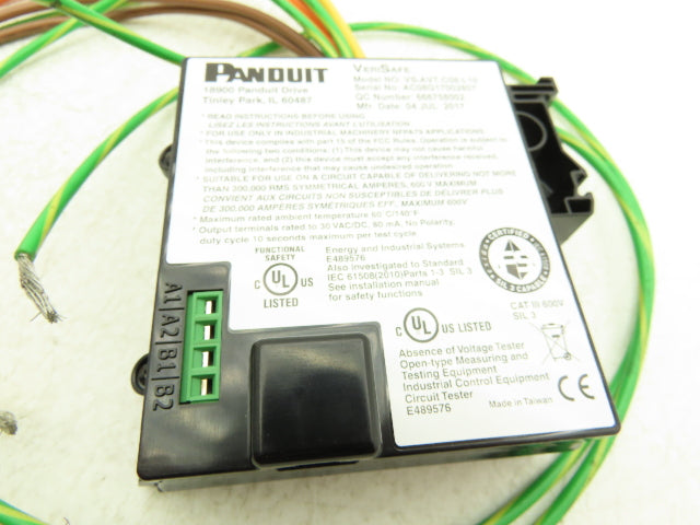 Panduit VS-AVT-C08-L10 VeriSafe Absence of Voltage Tester