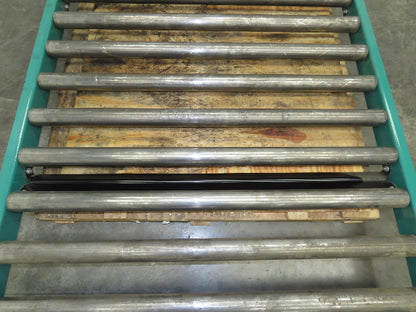 54"x 7' Heavy Duty Pallet Conveyor 2-5/8" Gravity Roller 51"BF 11/16" Hex Axle