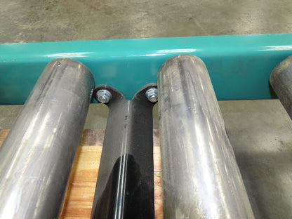 54"x 7' Heavy Duty Pallet Conveyor 2-5/8" Gravity Roller 51"BF 11/16" Hex Axle