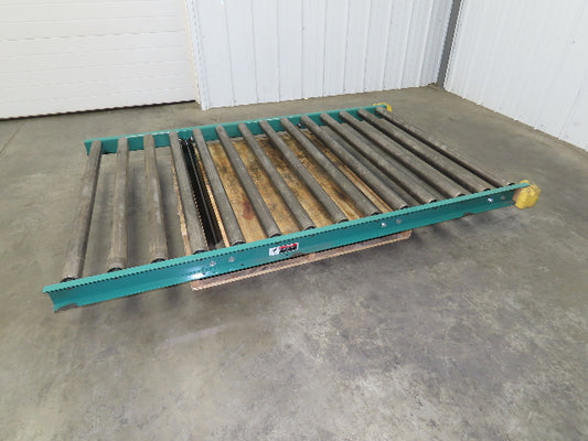 54"x 7' Heavy Duty Pallet Conveyor 2-5/8" Gravity Roller 51"BF 11/16" Hex Axle