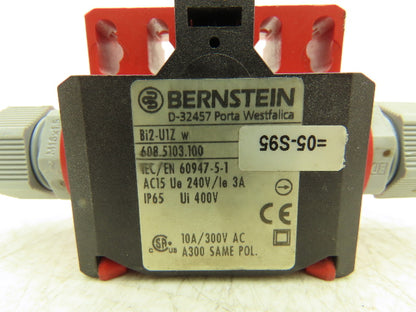 Bernstein Bi2-U1Z Limit Switch 10A 300VAC Lot of 3