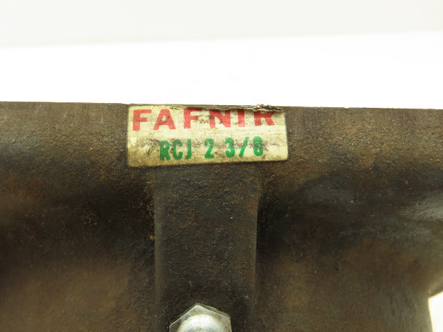 Fafnir RCJ 2 3/8 Flange Ball Bearing Unit 2 3/8" Bore 4 Bolt No Locking Collar