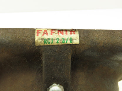 Fafnir RCJ 2 3/8 Flange Ball Bearing Unit 2 3/8" Bore 4 Bolt No Locking Collar
