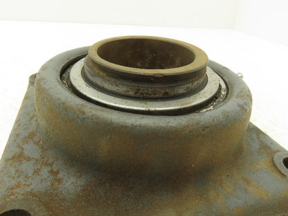 Fafnir RCJ 2 3/8 Flange Ball Bearing Unit 2 3/8" Bore 4 Bolt No Locking Collar
