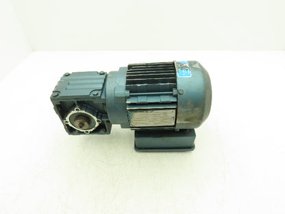 Sew Eurodrive WA20DT71D4 Gearmotor 10:1 Ratio 166rpm 1/2Hp 460V 20mm Hollow Shaft