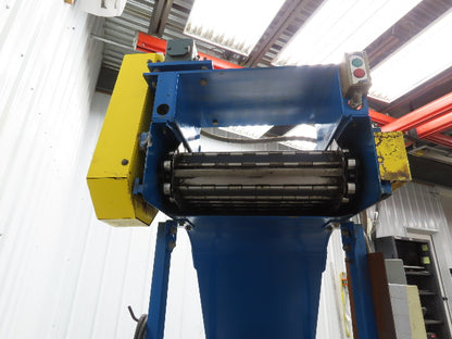 Spartec Portable Chip Conveyor 18"Belt 36" Infeed 50"H Discharge 230/460V 10'OAL