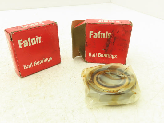 Fafnir 7305WN Angular Contact Ball Bearing 25mm-ID x 62mm-OD x 17mm-W Lot Of 2