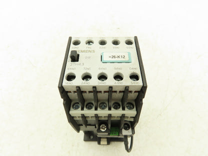Siemens 3TH4391-0B Contactor Relay 9NO + 1NC 24V Coil 10A 600V 91E 3TH43