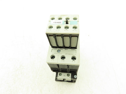 Siemens 3RT1036-1AG24 Motor Starter Contactor w/Varistor 50HP 600V 3PH 120V Coil