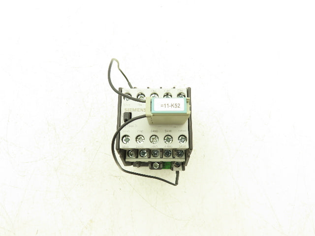 Siemens 3TH4391-0A Contactor Relay 9NO + 1NC 24V Coil 10A 600V 91E 3TH43