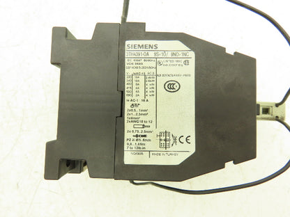 Siemens 3TH4391-0A Contactor Relay 9NO + 1NC 24V Coil 10A 600V 91E 3TH43