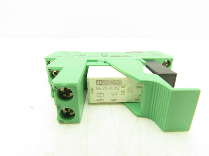 Phoenix Relay w/Base 12-24VDC Din Rail Mount Lot of 5
