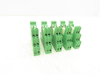 Phoenix Relay w/Base 12-24VDC Din Rail Mount Lot of 5